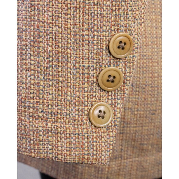 TerritoryAhead Mens Blazer Sport Coat Three Button Casual Jacket 44R Silk Suits - Picture 7 of 12